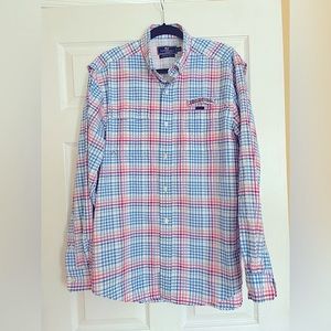 Vineyard Vines by Shep & Ian - Plaid Men’s Harbor Shirt - Size Medium